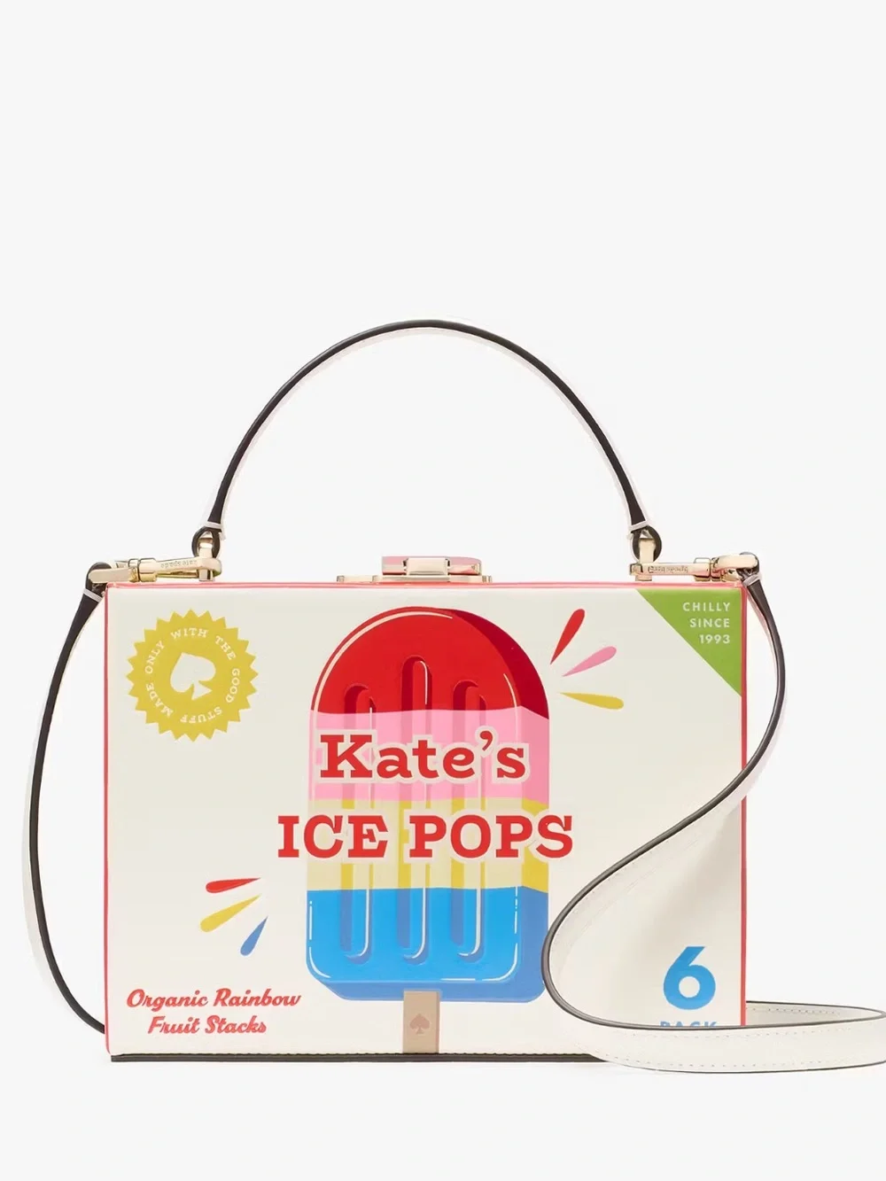$429 Kate Spade ♠️ Snack Bar Popsicle Crossbody Bag Novelty Box Bag Strap NWT